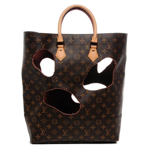 louis vuitton monogram rei kawakubo bag with holes|louis vuitton bags with holes.